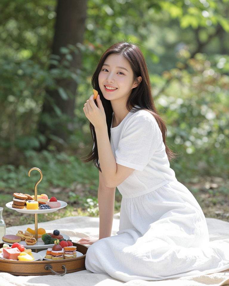 숲속의 피크닉