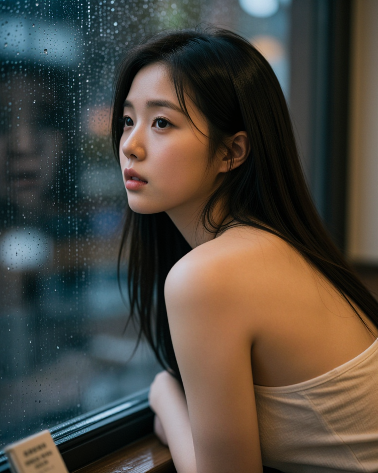 비 내리는 오후의 기다림